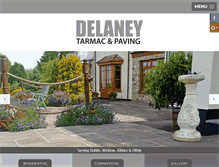 Tablet Screenshot of delaneytarmac.com